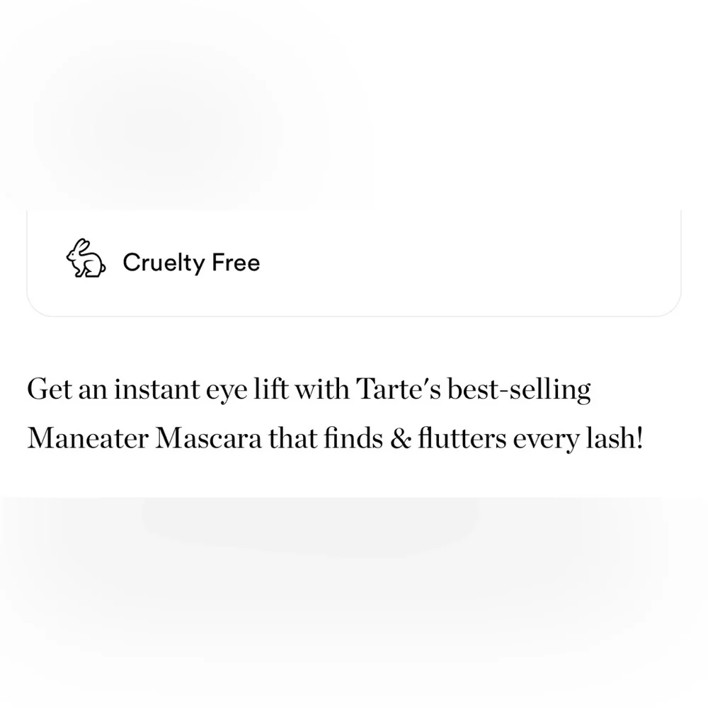 LAST 1! Tarte Maneater Lengthening Mascara BLACK 👁️ NEW IN BOX